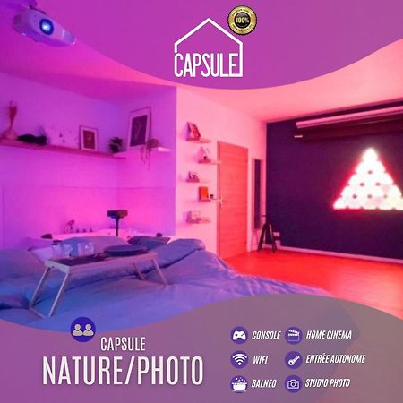 Capsule Nature & Photos - Jacuzzi - Netflix & Home Cinema - Ps5 & Jeu Thun-Saint-Martin Extérieur photo